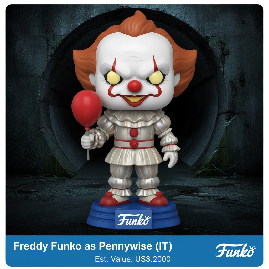Freddy Funko como Pennywise IT A Coisa